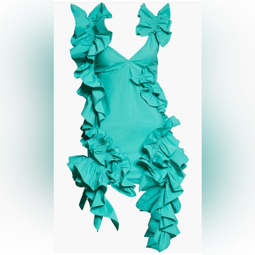 Aknvas Brooke Ruffle Minidress | size 0